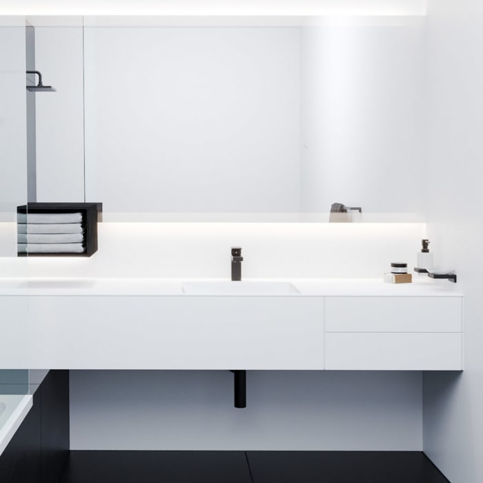 hansgrohe Vernis Shape Waschtischarmatur 100 mit Zugstangen-Ablaufgarnitur