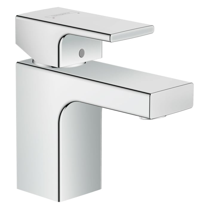 hansgrohe Vernis Shape Waschtischarmatur 70 mit Metall Zugstangen-Ablaufgarnitur