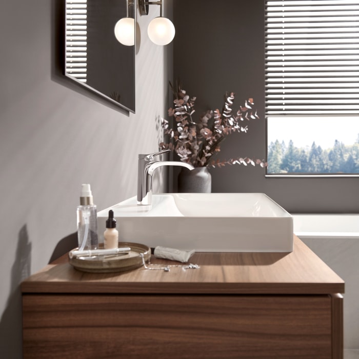 hansgrohe Vivenis Einhebel-Waschtischarmatur 110 mit Zugstangen-Ablaufgarnitur