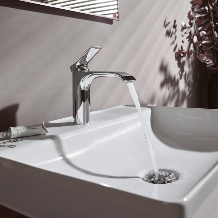 hansgrohe Vivenis Einhebel-Waschtischarmatur 110 mit Zugstangen-Ablaufgarnitur