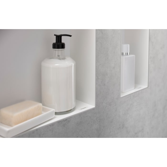 hansgrohe XtraStoris Minimalistic Wandnischen-Einbaubox rahmenlos 30 x 14 x 30 cm