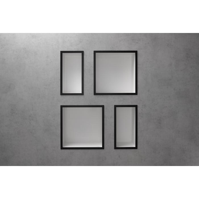 hansgrohe XtraStoris Original Wandnischen-Einbaubox mit Rahmen 30 x 10 x 30 cm