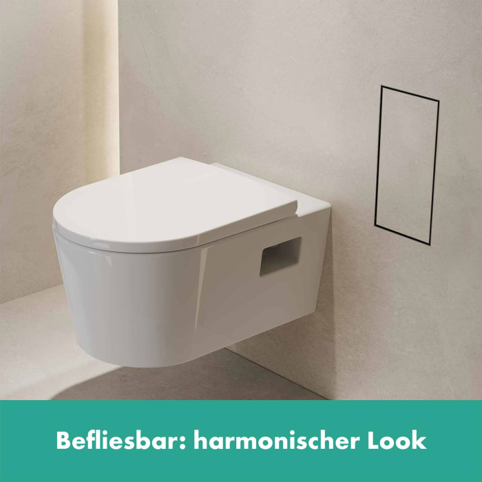 hansgrohe XtraStoris Rock Einbau Abfalleimer mit befliesbarer Tür 300/150/140