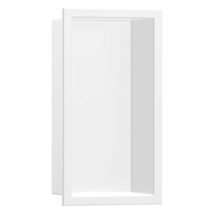 hansgrohe XtraStoris Original Wandnischen-Einbaubox mit Rahmen 15 x 10 x 30 cm