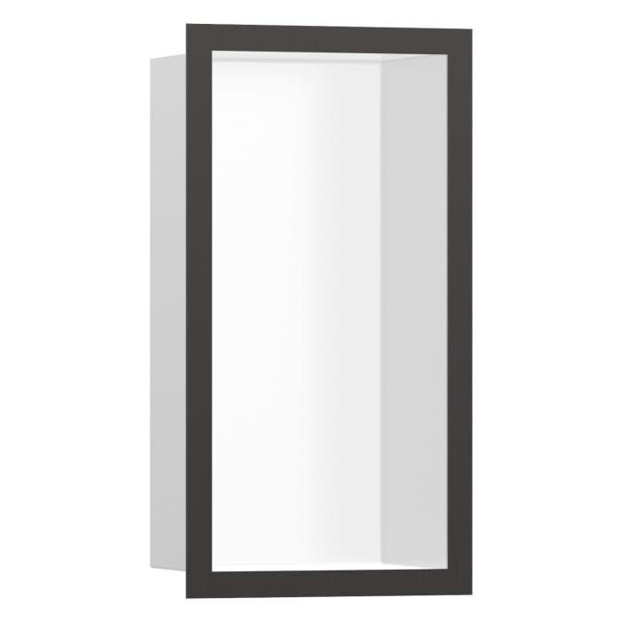 hansgrohe XtraStoris Individual Wandnischen-Einbaubox mit Designrahmen 15 x 10 x 30 cm