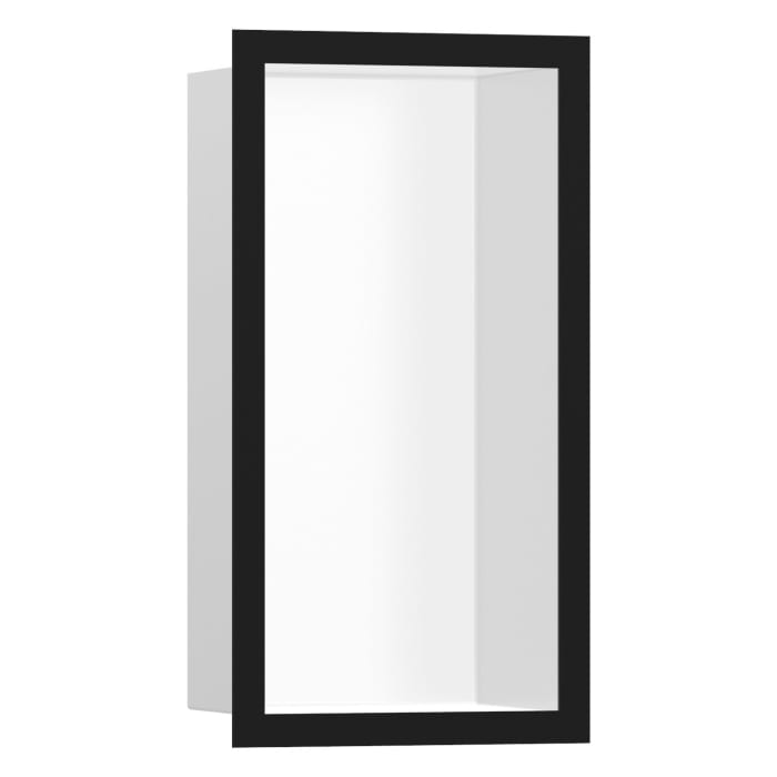 hansgrohe XtraStoris Individual Wandnischen-Einbaubox mit Designrahmen 15 x 10 x 30 cm