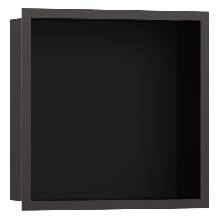 hansgrohe XtraStoris Individual Wandnischen-Einbaubox mit Designrahmen 30 x 10 x 30 cm