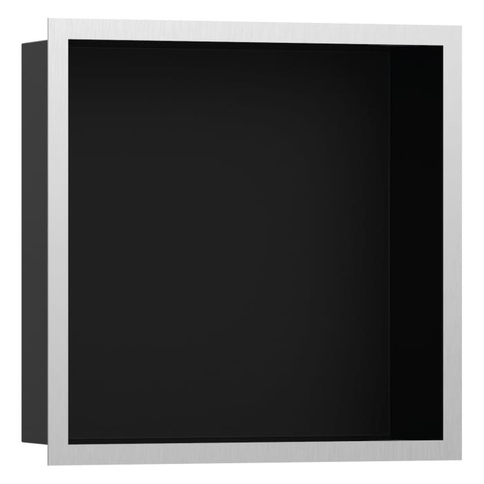 hansgrohe XtraStoris Individual Wandnischen-Einbaubox mit Designrahmen 30 x 10 x 30 cm