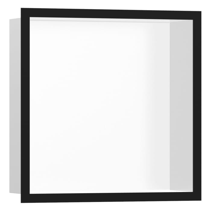 hansgrohe XtraStoris Individual Wandnischen-Einbaubox mit Designrahmen 30 x 10 x 30 cm