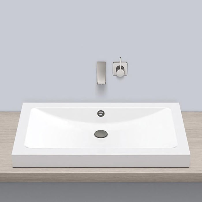 Alape Aufsatzbecken AB.R800, rechteckig 80 x 45,5 cm