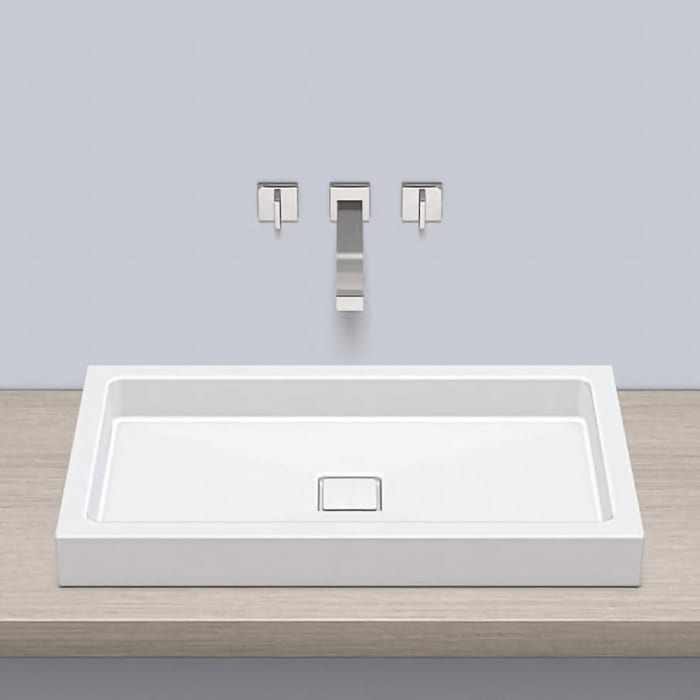 Alape X.plicit Aufsatzbecken AB.RE700.4, rechteckig 70 x 39,8 cm