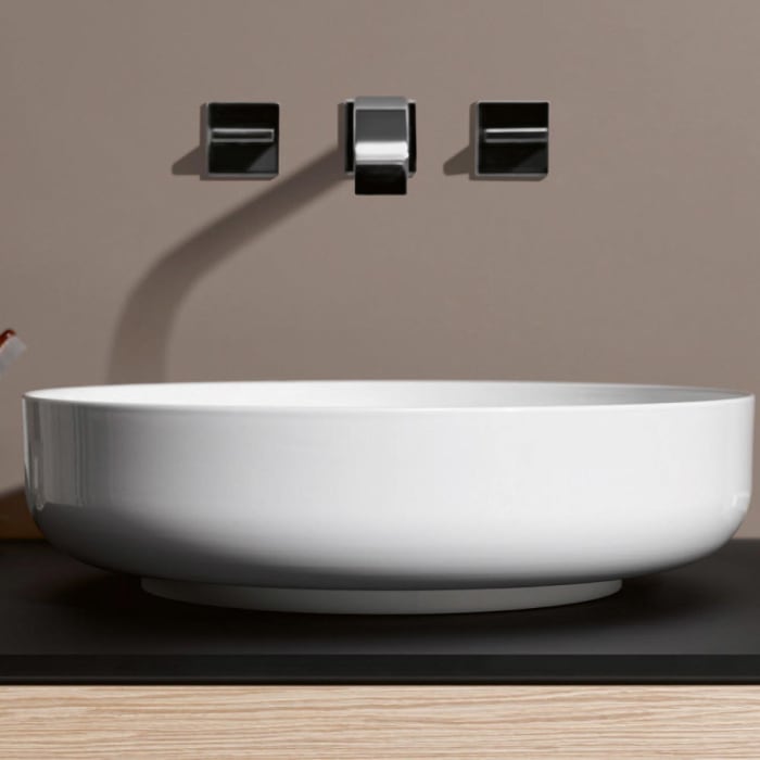 Alape Aufsatzbecken AB.SO450.1, kreisförmig mit 45 cm Ø