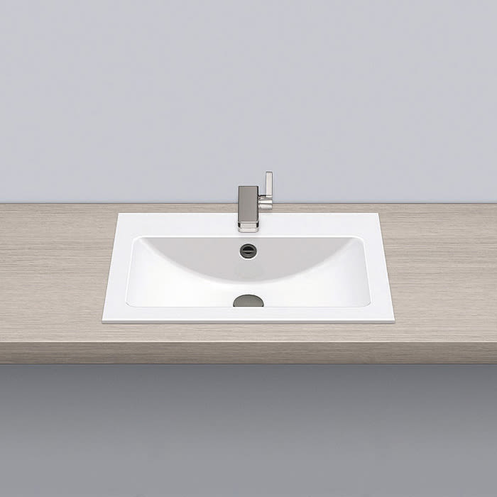 Alape Einbaubecken EB.R585H, rechteckig 58,5 x 40,5 cm