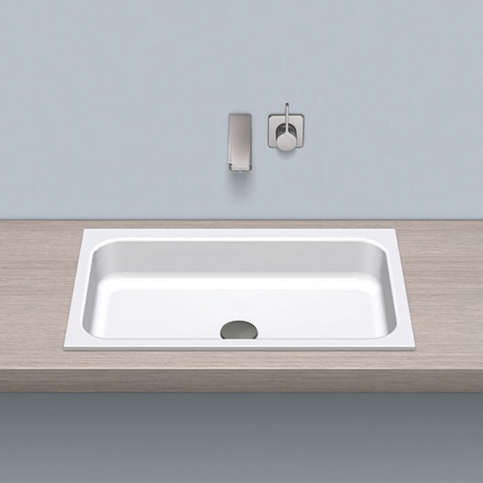 Alape Stream Einbaubecken EB.SR650, rechteckig 65 x 41,4 cm