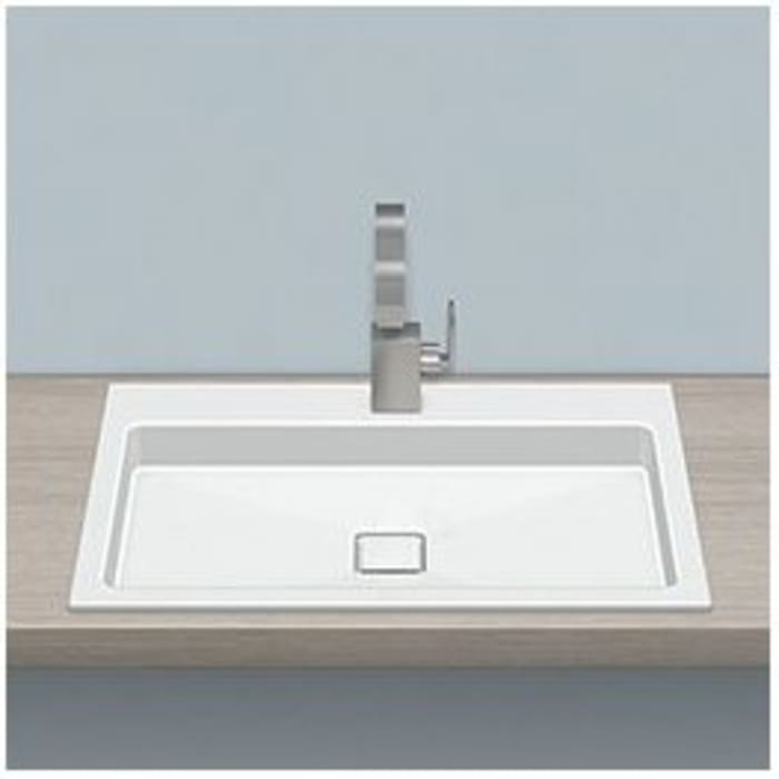Alape X.plicit Einbaubecken EB.RE700H.2, rechteckig 70 x 46 cm