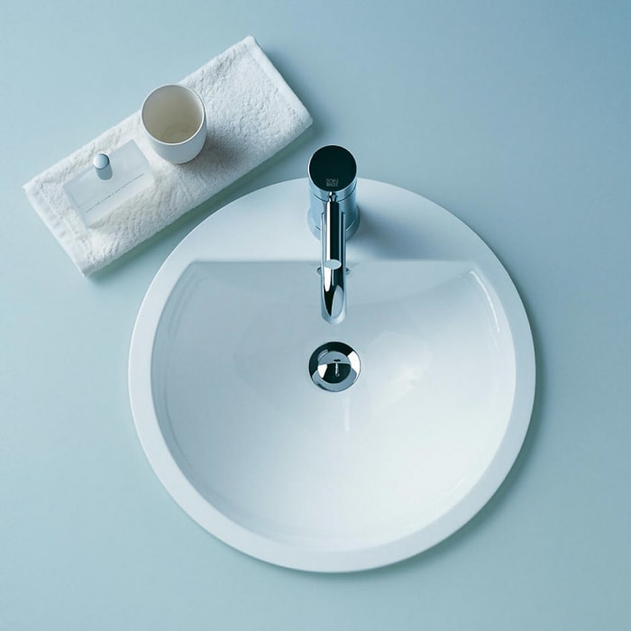 Alape Einbaubecken EB.S450H, kreisförmig mit 45 cm Ø