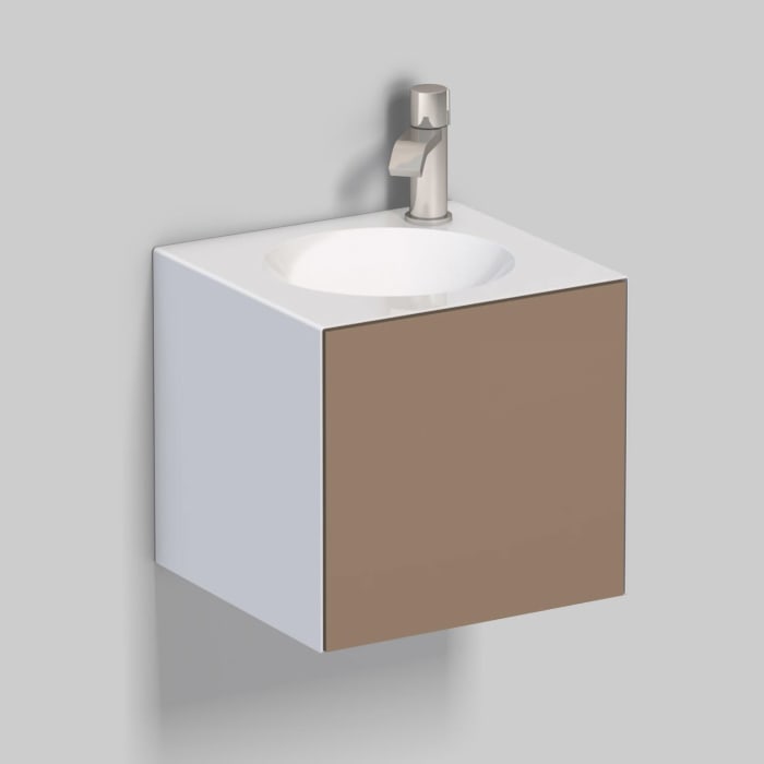 Alape Folio11 Waschplatz 38,1 x 36,3 cm, mit 1 Hahnloch