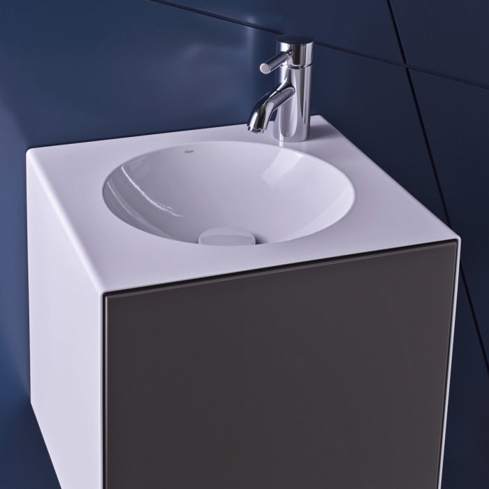 Alape Folio11 Waschplatz 38,1 x 36,3 cm, mit 1 Hahnloch