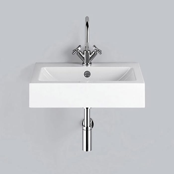 Alape Waschtisch WT.PR585H, rechteckig 58,5 x 40,5 cm