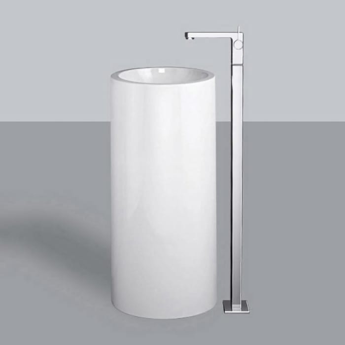 Alape Säulen-Waschtisch WT.RX400K - freistehend, kreisförmig mit 40,4 cm Ø