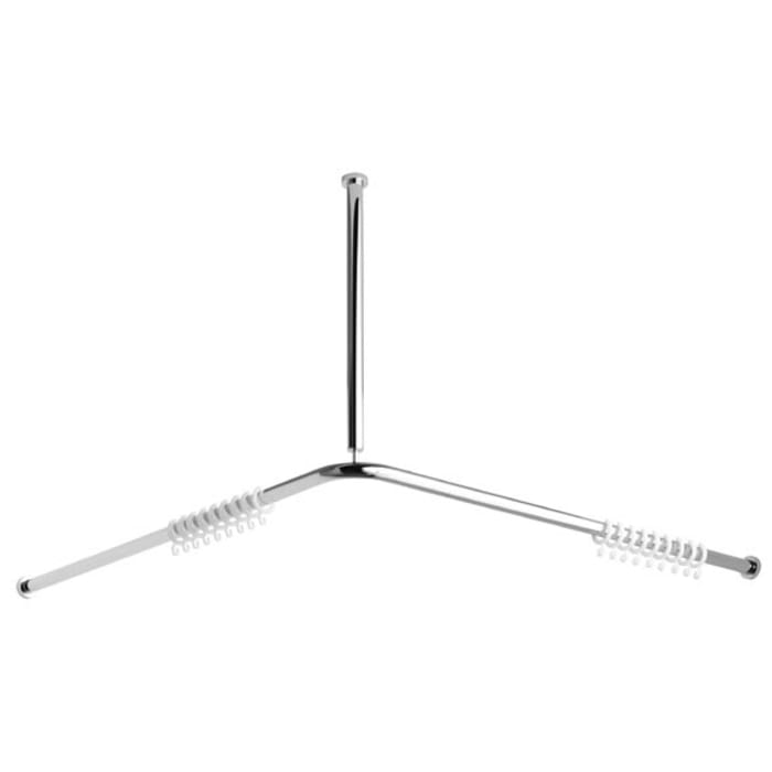 Avenarius Duschvorhangstangensystem, 120 x 120 cm