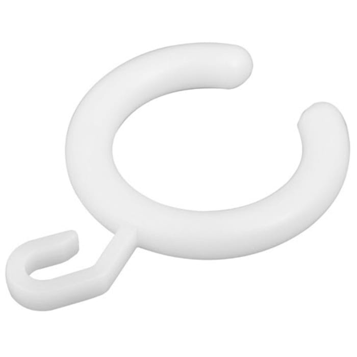 Avenarius Vorhangring Kunststoff weiß