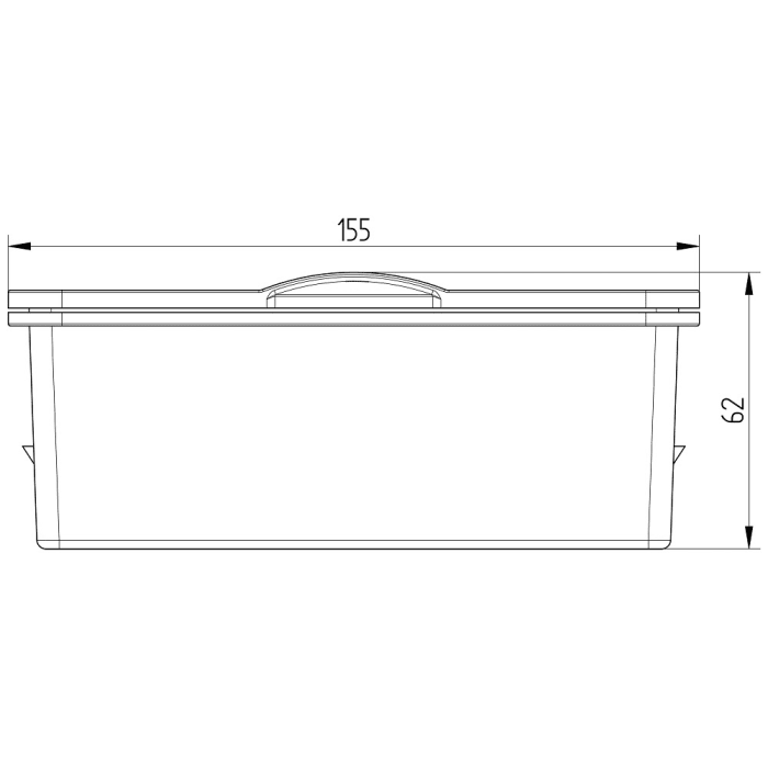 Avenarius Ersatzbehälter zur Feuchttuchbox