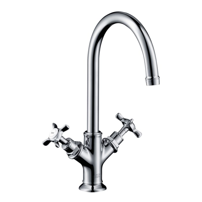 AXOR Montreux Zweigriff-Waschtischarmatur ohne Zugstange