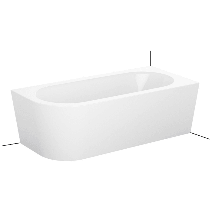 Bette Starlet V Silhouette Eckbadewanne 165 x 75 cm