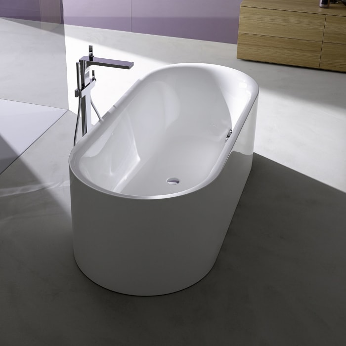 Bette LUX Oval Silhouette freistehende Badewanne 170 x 75 cm