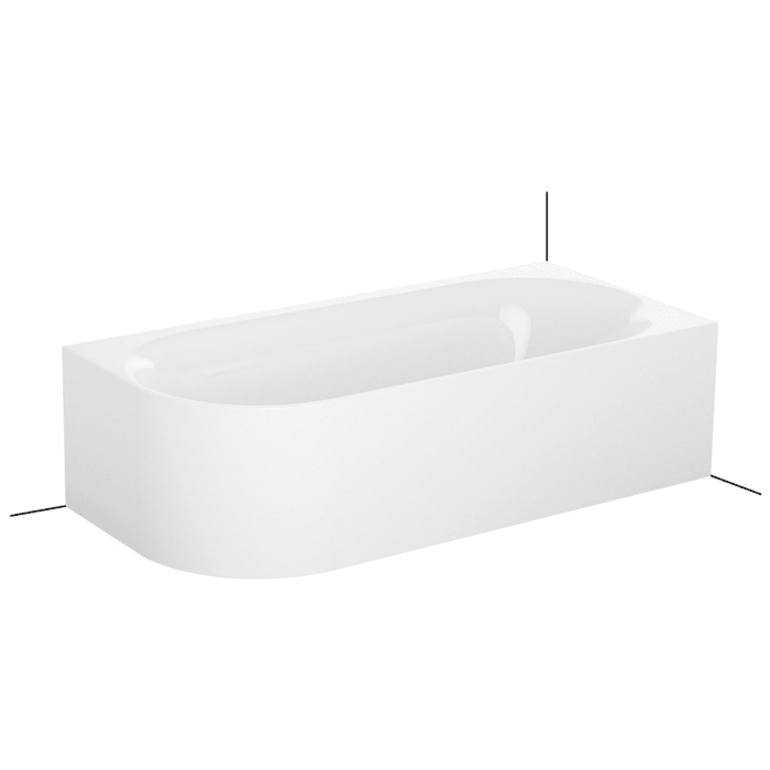 Bette Lux Oval V Silhouette Badewanne 195 x 95 cm