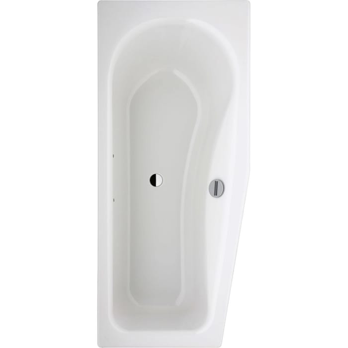Bette Luna Raumsparwanne 170 x 75 cm links mit Griffbohrung