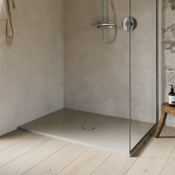 Bette BetteFloor Duschfläche 170 x 90 cm mit BetteAntirutsch Pro und Minimum-Wannenträger