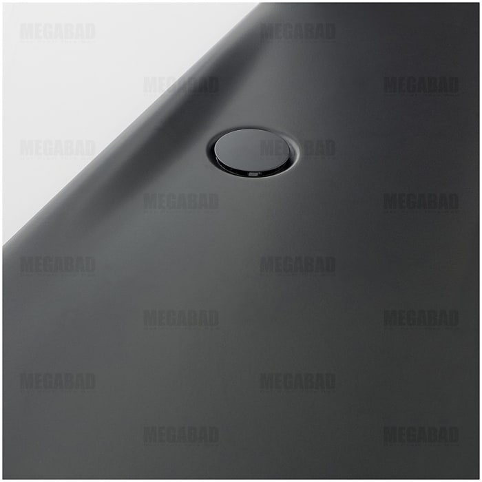 Bette BetteFloor Side Duschfläche 160 x 90 cm mit BetteAntirutsch Pro und Minimum-Wannenträger