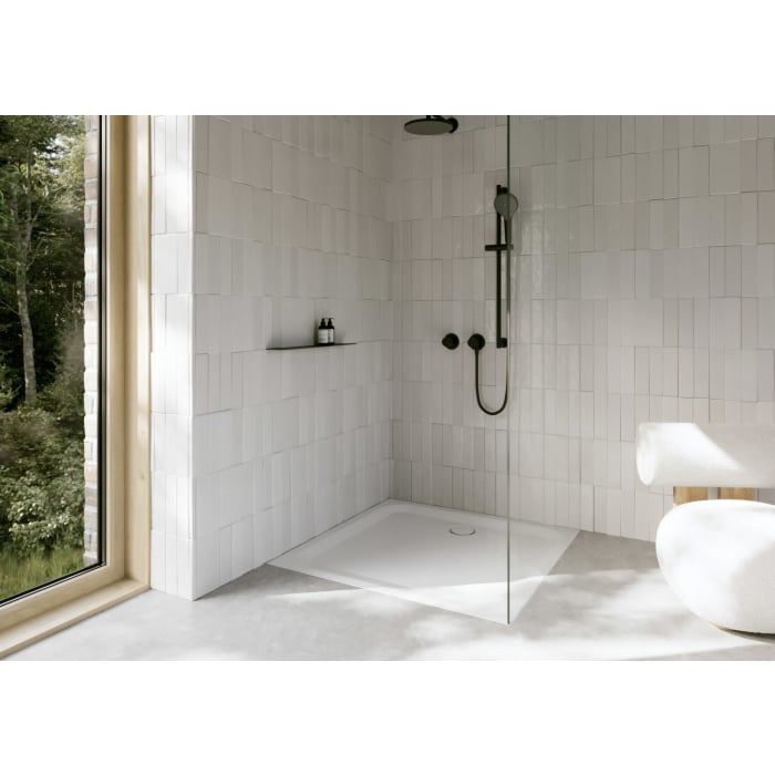 Bette Ultra Duschwanne superflach 110 x 80 x 3,5 cm mit BetteAntirutsch Pro