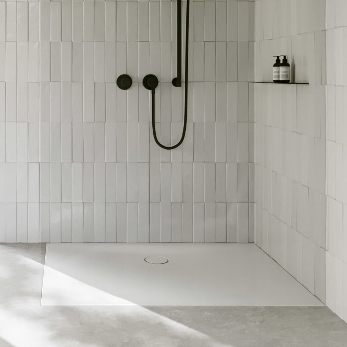 Bette BetteFloor Side Duschfläche 120 x 120 cm mit BetteAntirutsch Pro