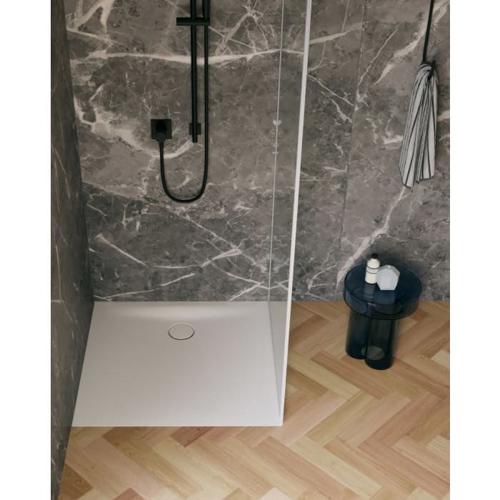 Bette BetteFloor Side Duschfläche 100 x 80 cm mit BetteAntirutsch Pro