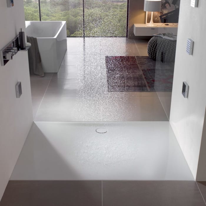 Bette BetteFloor Side Duschfläche 140 x 80 cm mit BetteAntirutsch Pro