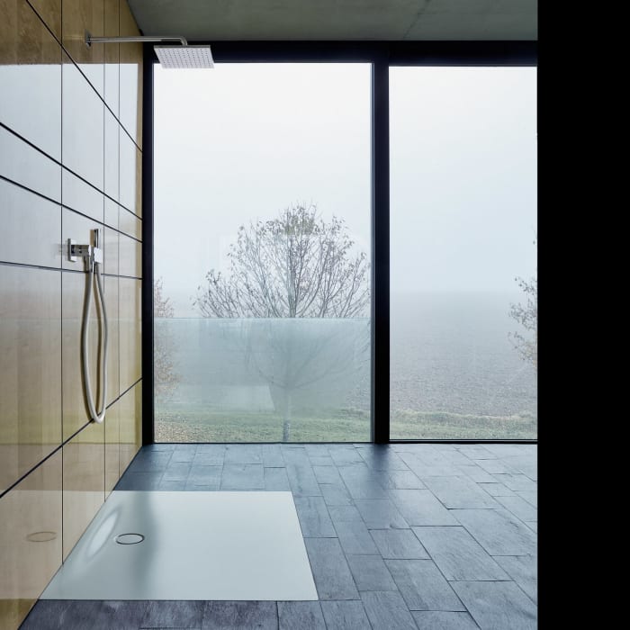 Bette BetteFloor Side Duschfläche 160 x 120 cm mit BetteAntirutsch Pro