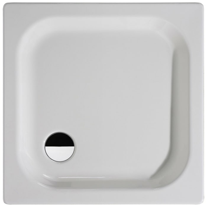 Bette Supra Duschwanne extraflach 75 x 75 x 6,5 cm mit Antirutsch Pro