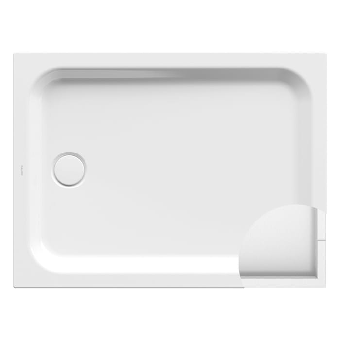 Bette Ultra Duschwanne superflach 100 x 100 x 6,5 cm mit Wannenträger