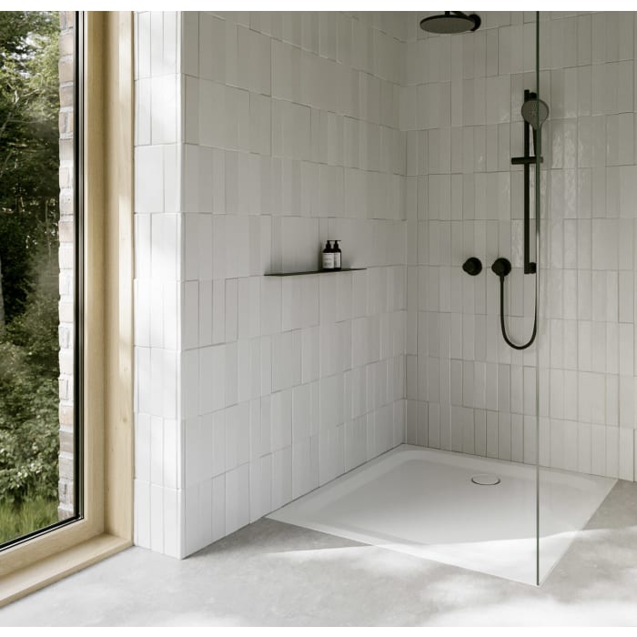 Bette Ultra Duschwanne superflach 130 x 130 x 3,5 cm mit BetteGlasur® Plus