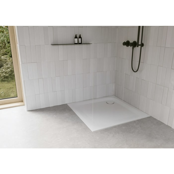 Bette Ultra Duschwanne superflach 90 x 90 x 2,5 cm mit BetteGlasur® Plus