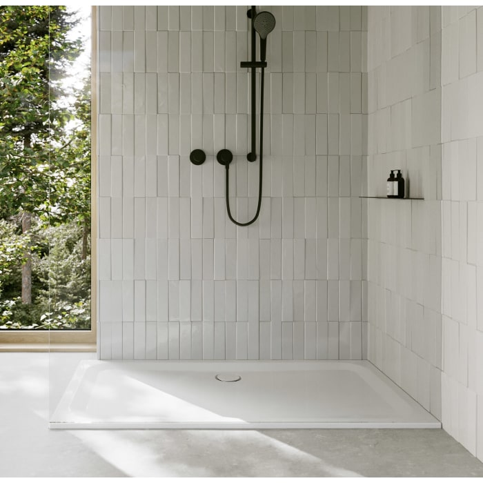 Bette Ultra Duschwanne superflach 170 x 80 x 3,5 cm mit Minimum-Wannenträger