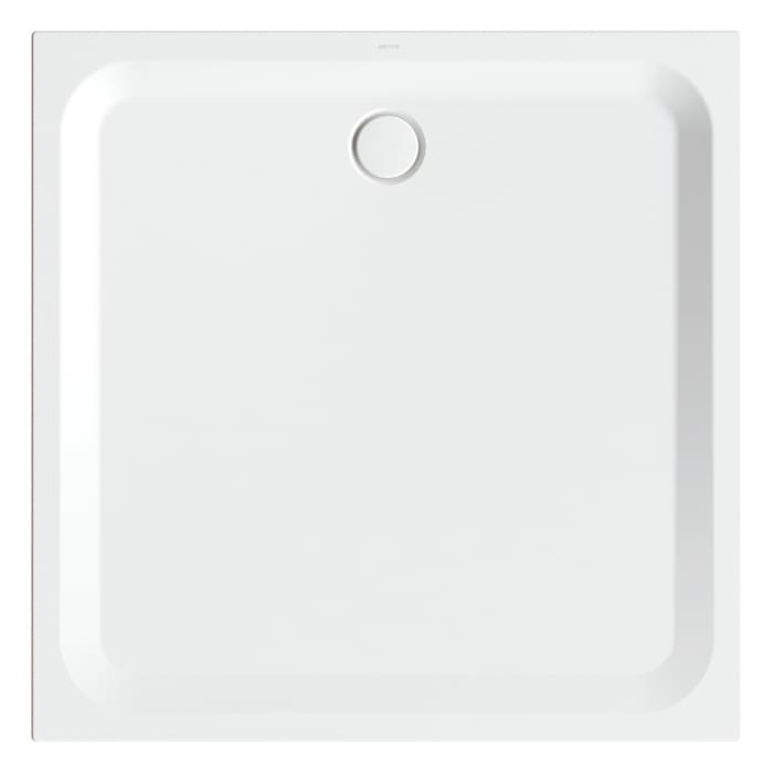 Bette Ultra Duschwanne superflach 130 x 130 x 3,5 cm mit Minimum-Wannenträger