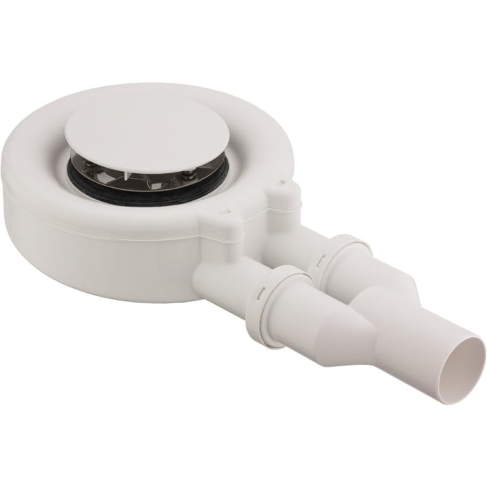 Bette Ablaufgarnitur BetteScope seitlich mit Antirusch Pro