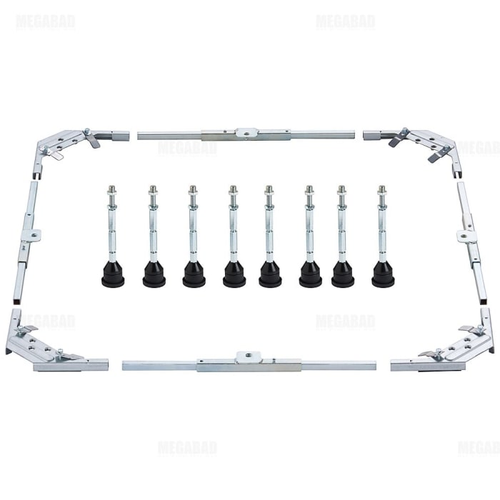 Bette Fuss-System für BetteFloor 90 x 75 cm