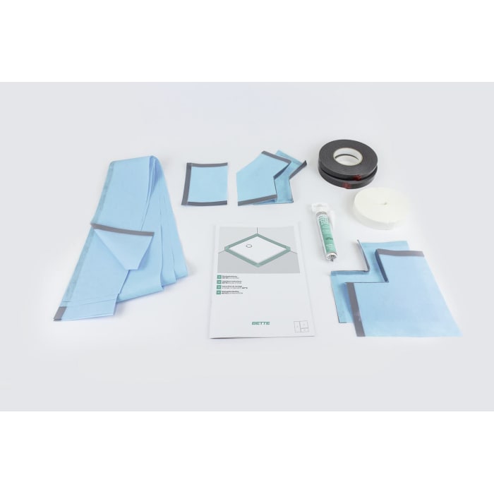 Bette Dichtsystem für Fünfeck-Duschwannen