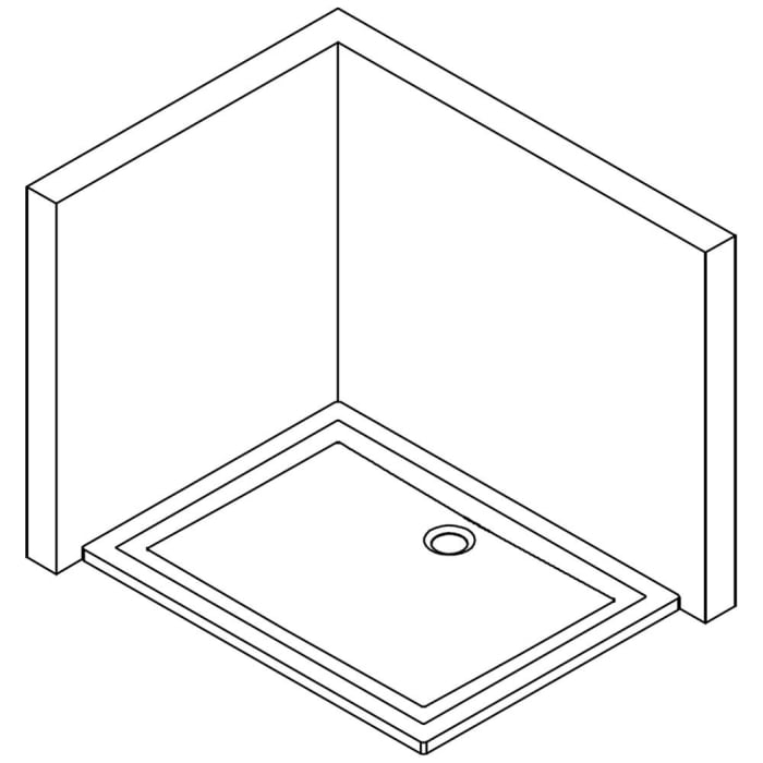 Breuer Noa Flat Line Design Rechteckduschwanne REW 90 x 120 cm