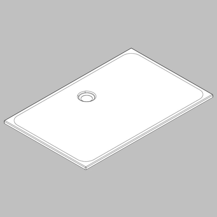 Breuer Noa Modern Line Rechteckduschwanne REW 80 x 100 cm